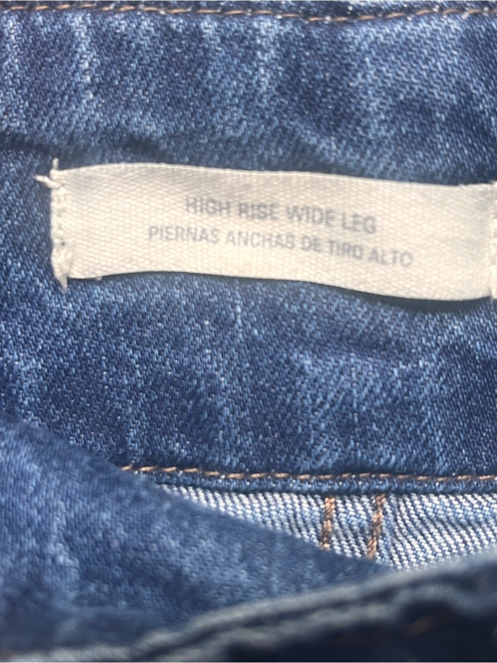 Universal Thread High Rise Wide Leg Jean Size 6 Dark Wash 70’s Retro Long Lean - Picture 6 of 11